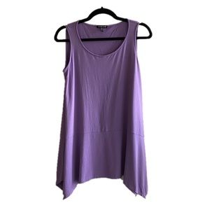 Eileen Fisher dusty plum tunic tank top